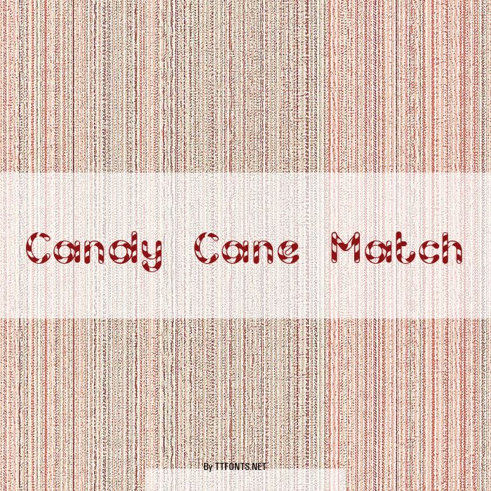 Candy Cane Match example